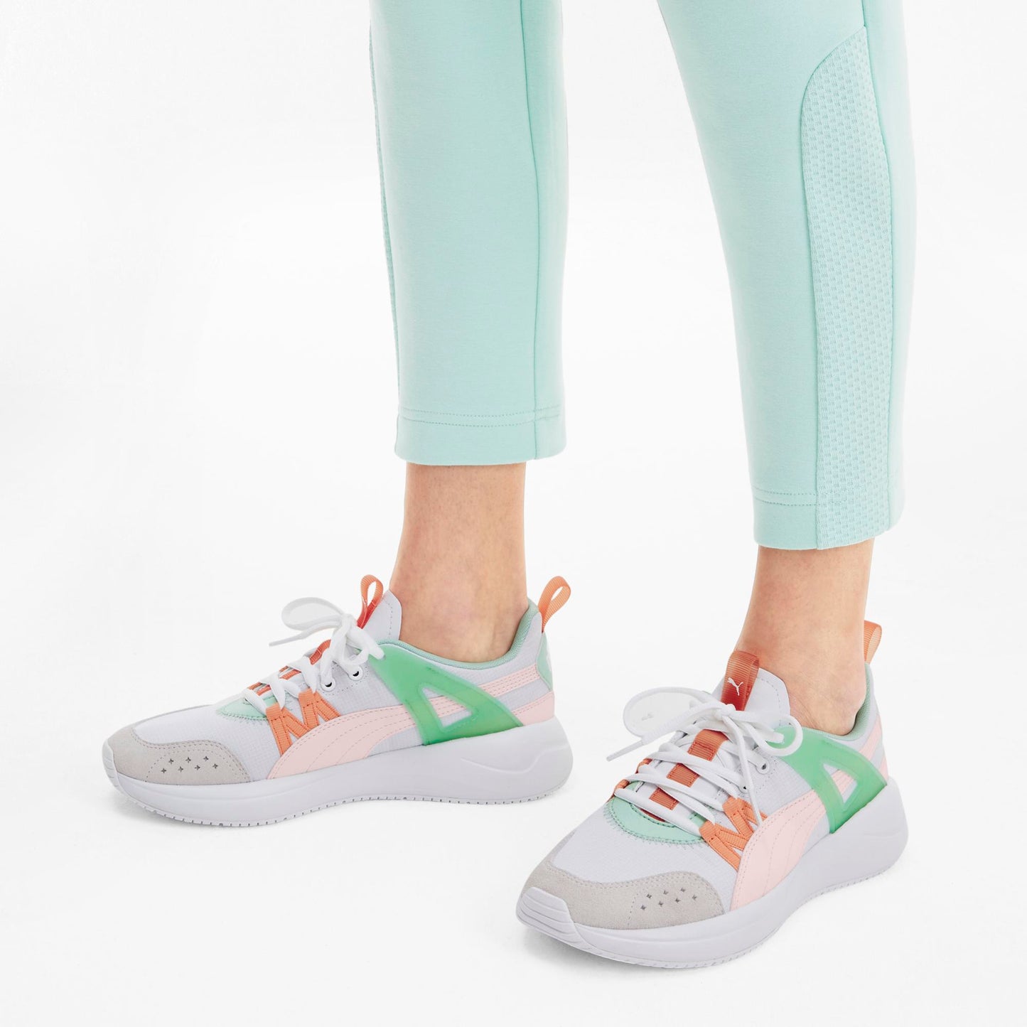 NUAGE RUN CAGE (Pw-Rosewater-Mist Green)