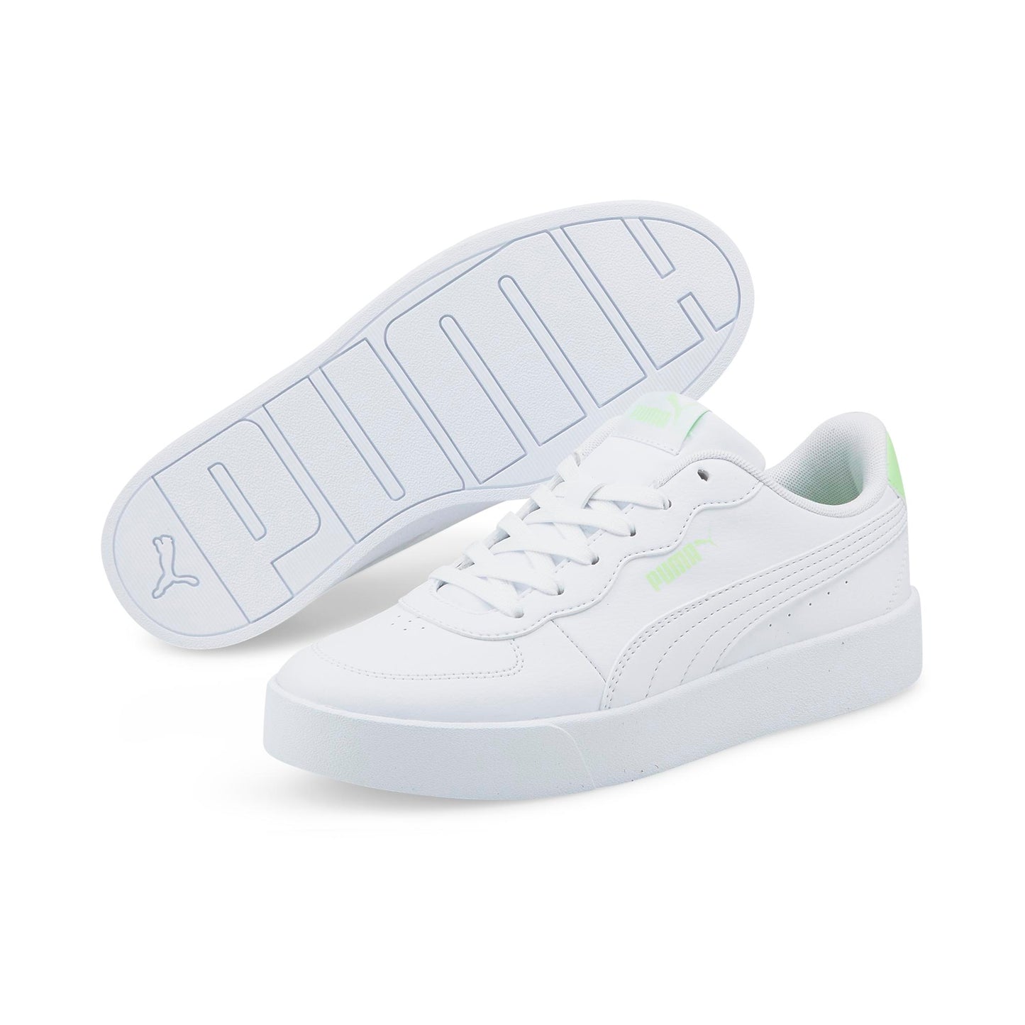 PUMA SKYE CLEAN (White-White-Paradise Green)