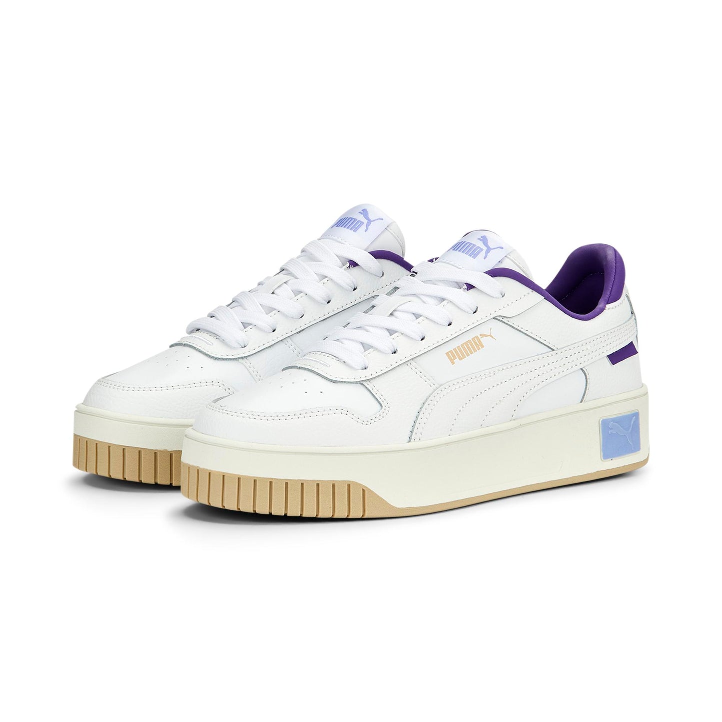 CARINA STREET (PUMA White-PUMA White-Elektro Purple-Frosted Ivory)