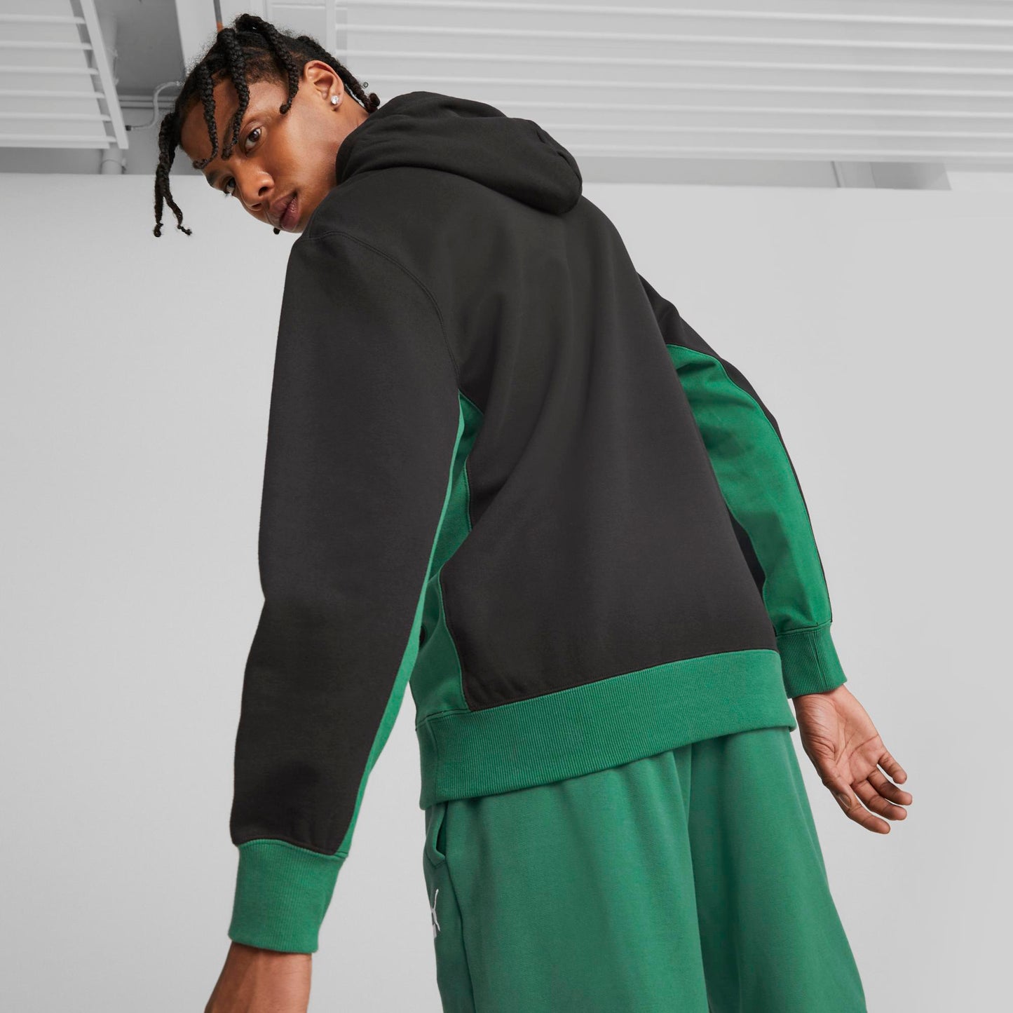 CLASSICS BLOCK HOODIE (PUMA Black-Vine)