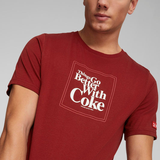 PUMA X COCA COLA GRAPHIC TEE (Intense Red)