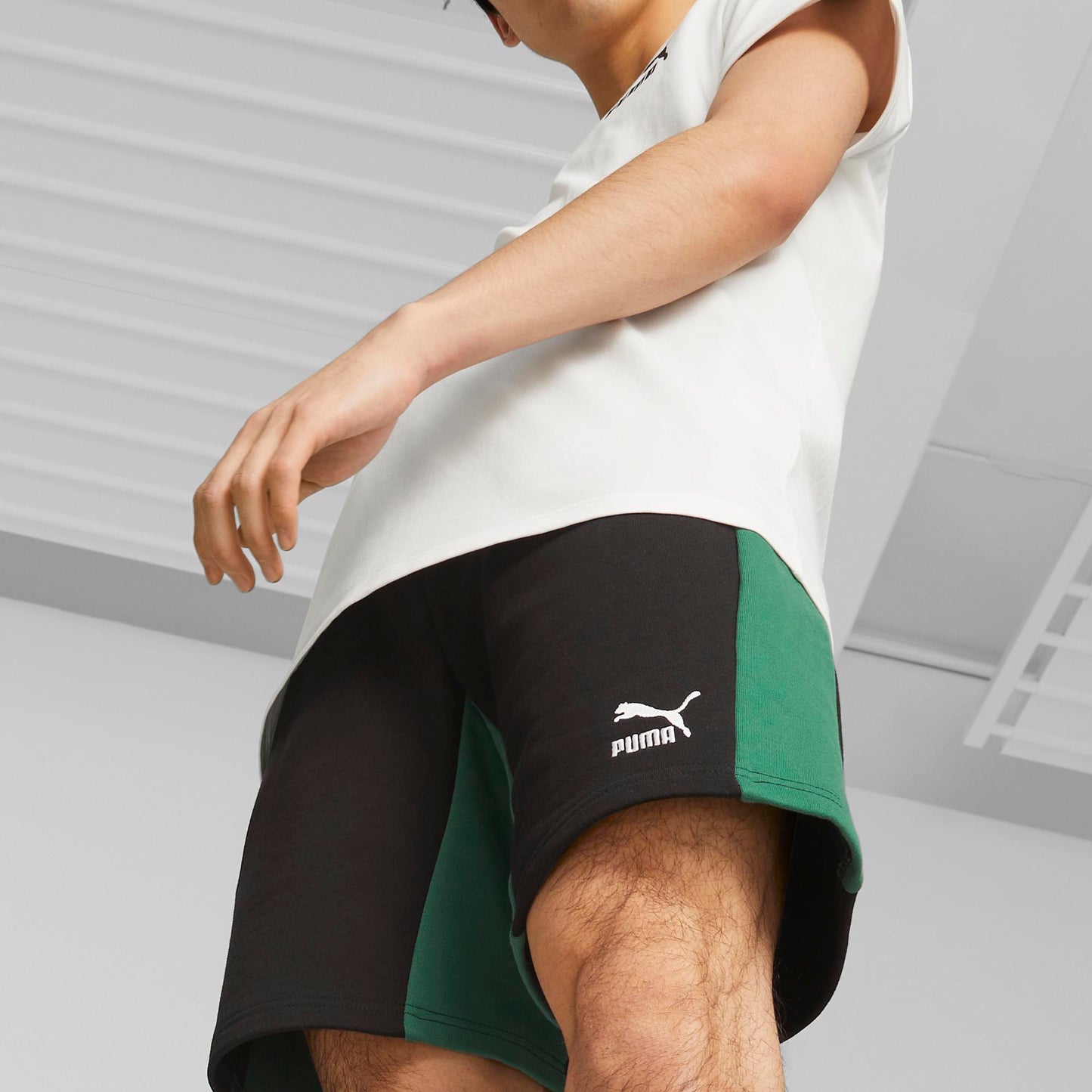 CLASSICS BLOCK SHORTS 8" TR (PUMA Black-Vine)