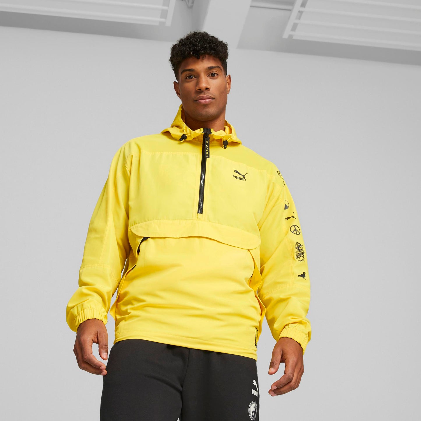 PUMA X STAPLE ANORAK JACKET (Sun Ray Yellow)