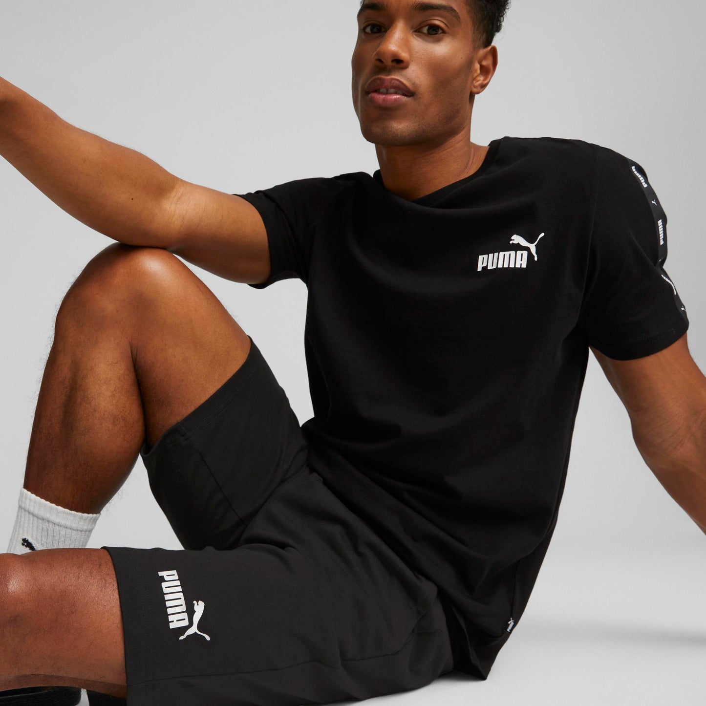 ESS JERSEY SHORTS (PUMA Black)