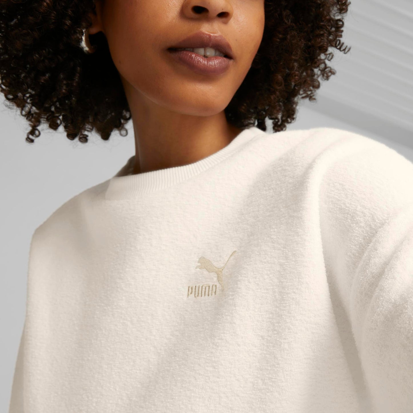 CLASSICS FLEECE CREW (Frosted Ivory)