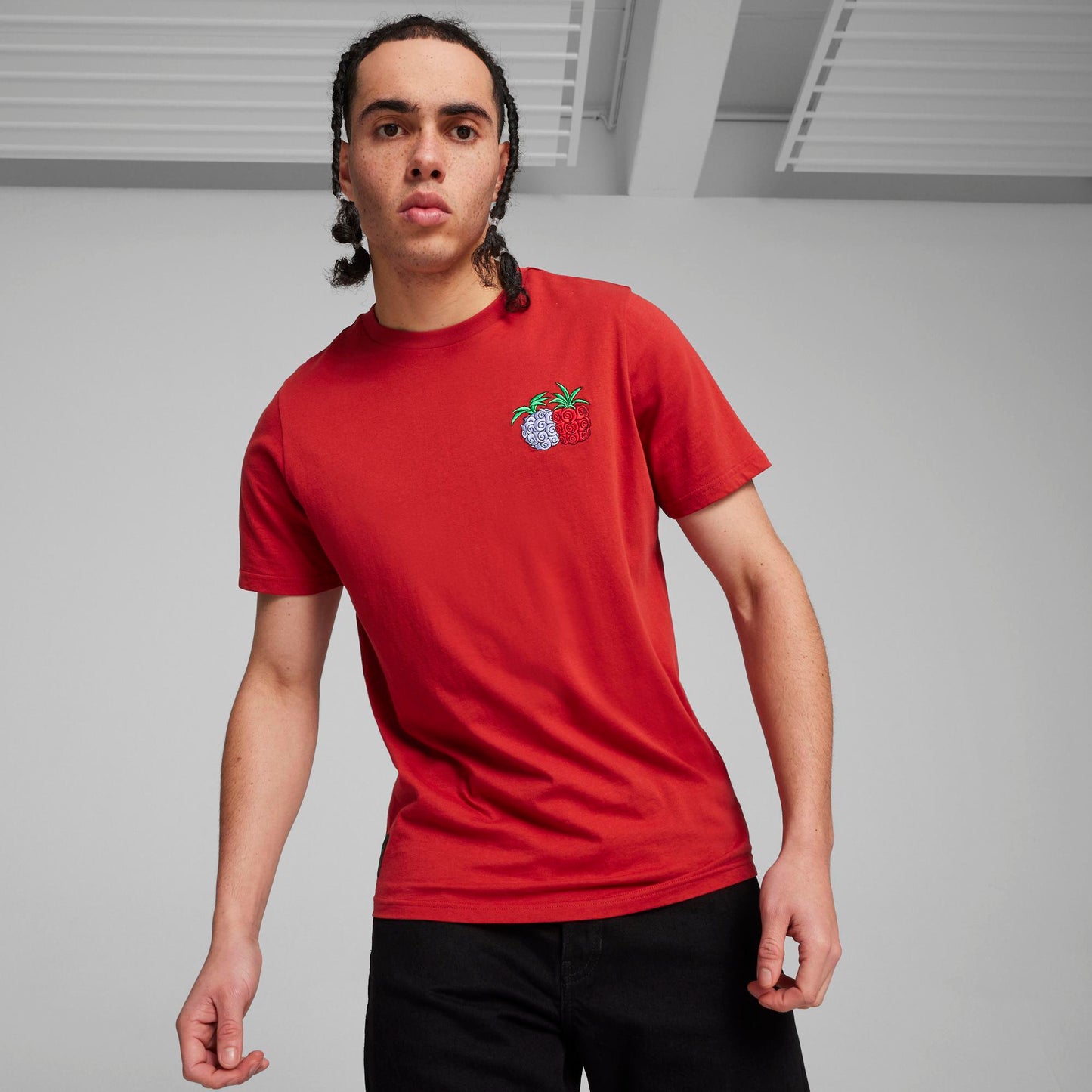 PUMA X ONE PIECE GRAPHIC TEE (Club Red)