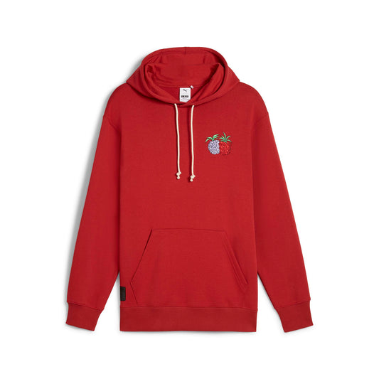 PUMA X ONE PIECE HOODIE (Club Red)