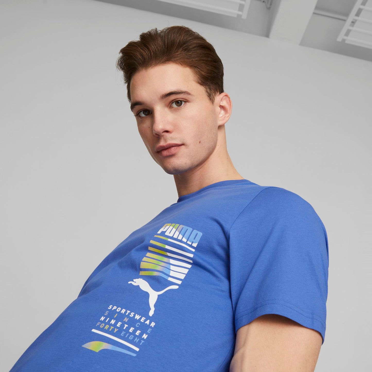 GRAPHICS MULTICOLOR TEE (Royal Sapphire)