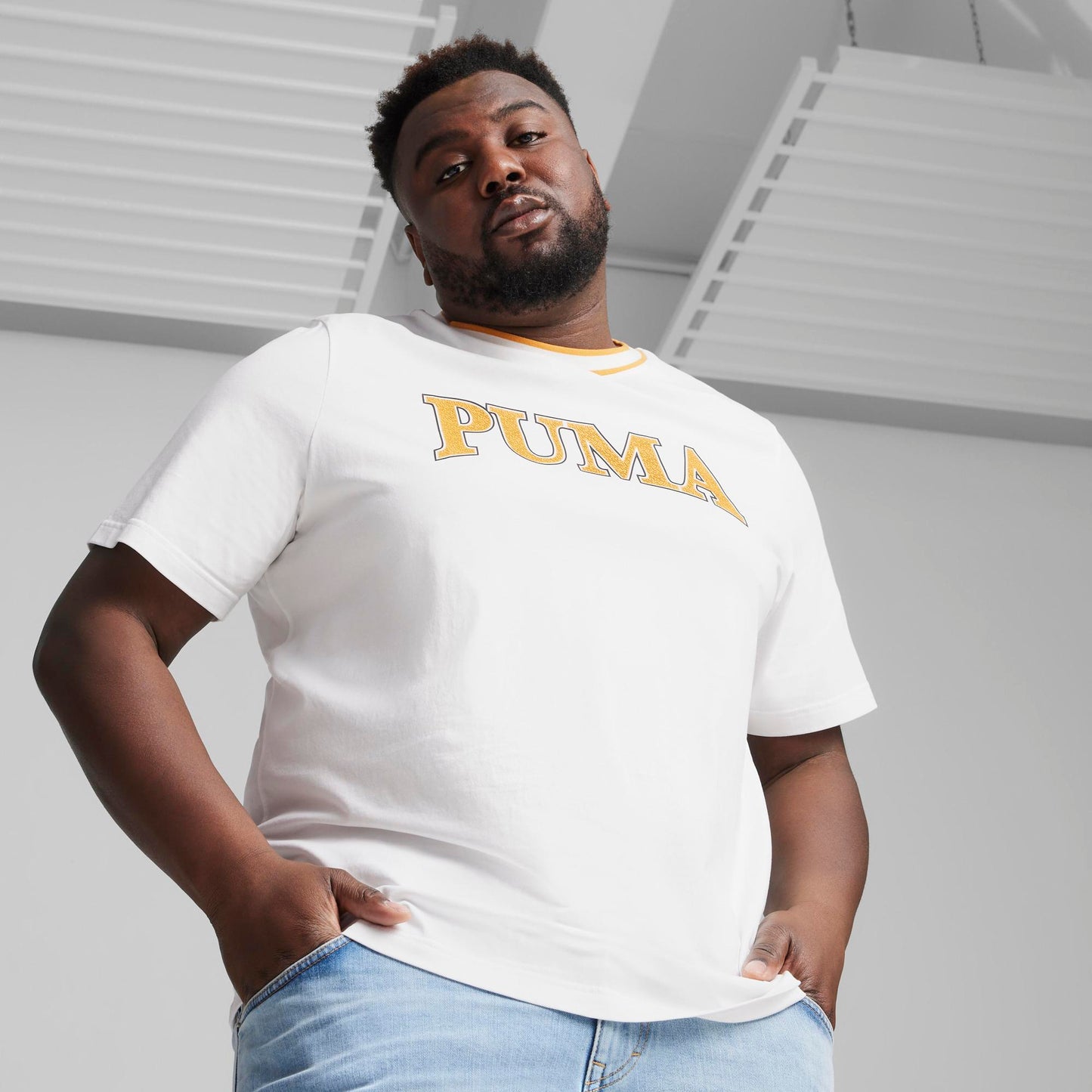 PUMA SQUAD GRAPHIC TEE (PUMA White)