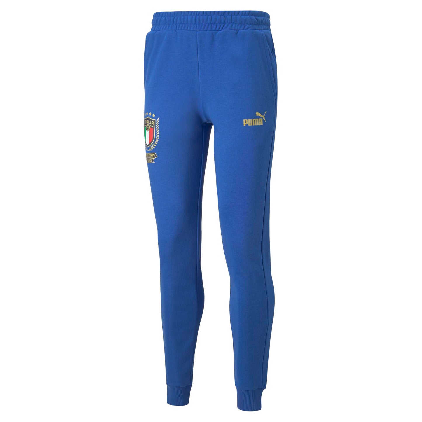 FIGC WINNER TRACK PANTS (Team Power Blue-PUMA Team Gold)