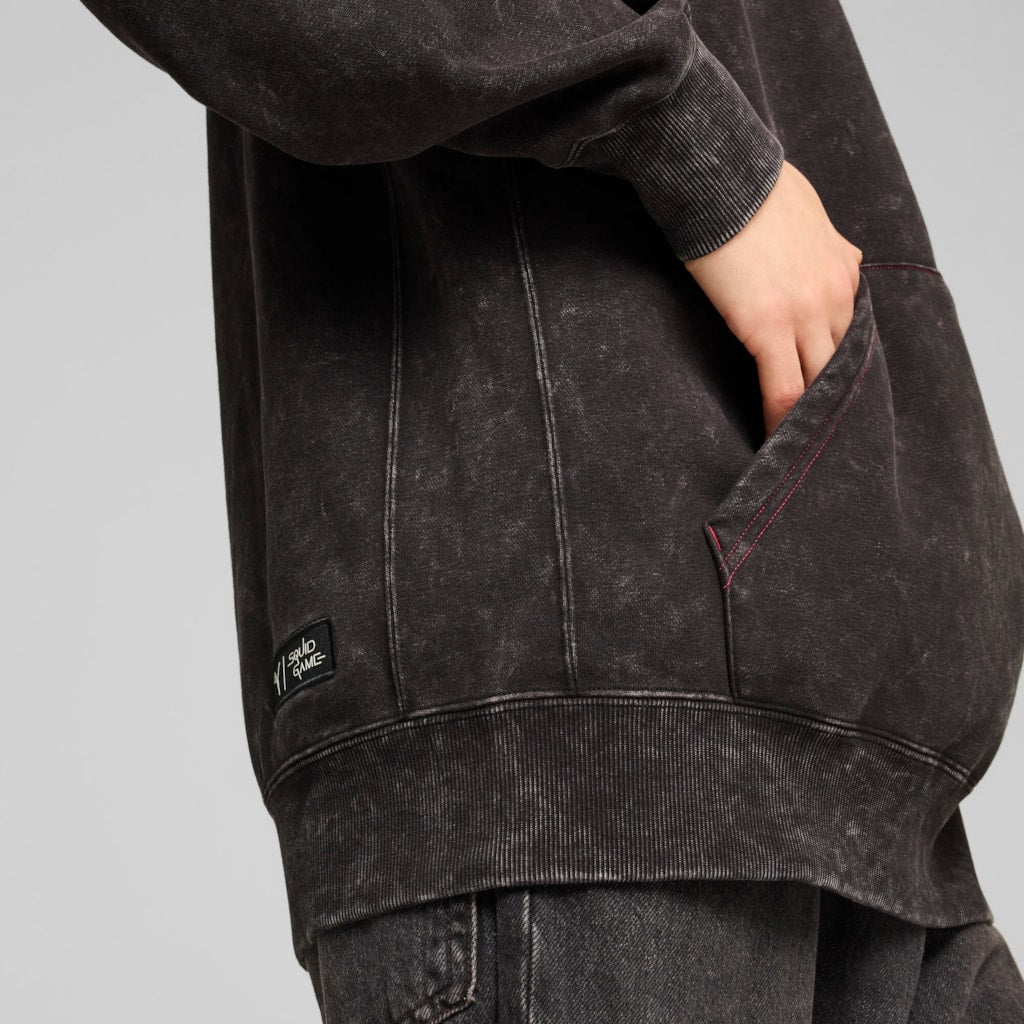 PUMA X SQUID GAME GRAPHIC HOODIE FL (PUMA Black)