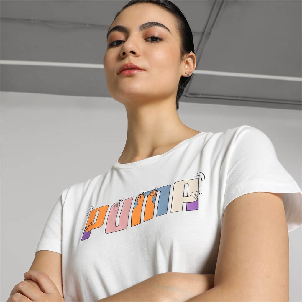 ESS+ GRAPHIC TEE (PUMA White)