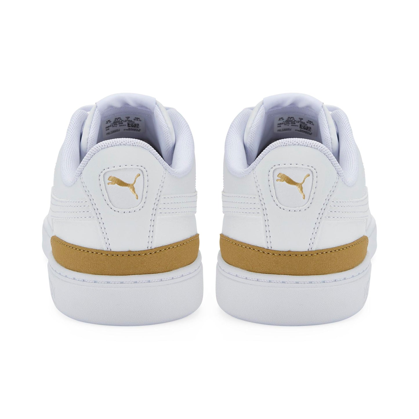 VIKKY V3 LTHR (PUMA White-PUMA White-Gold)