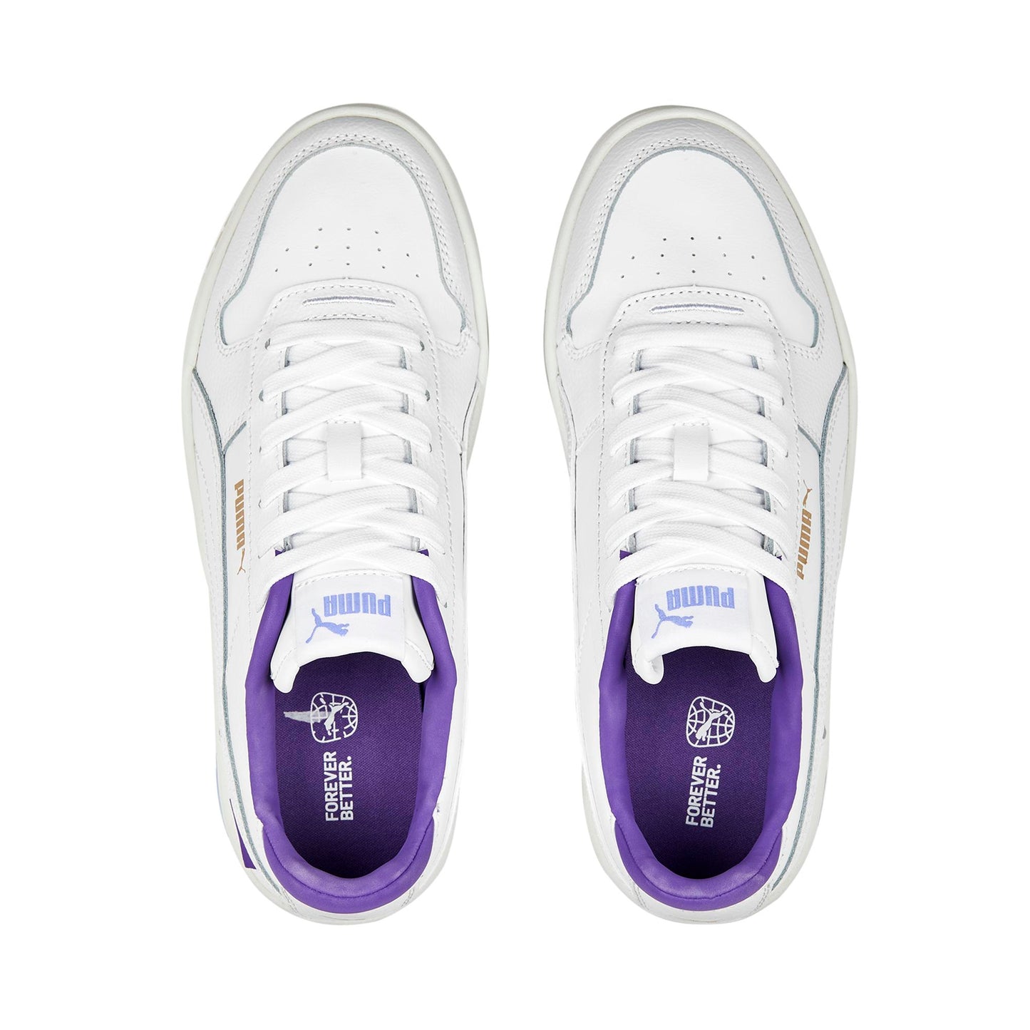 CARINA STREET (PUMA White-PUMA White-Elektro Purple-Frosted Ivory)