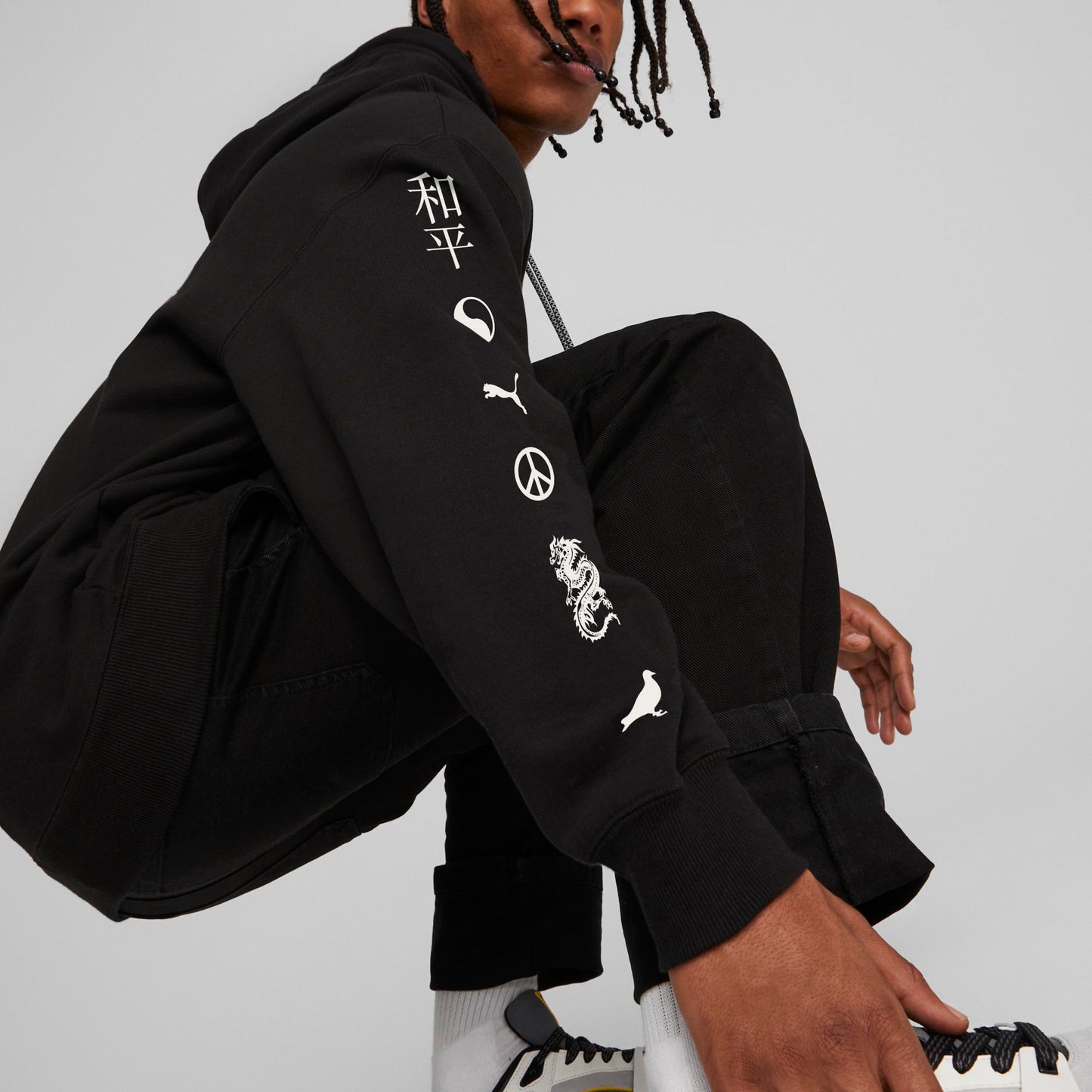 PUMA X STAPLE GRAPHIC HOODIE (PUMA Black)