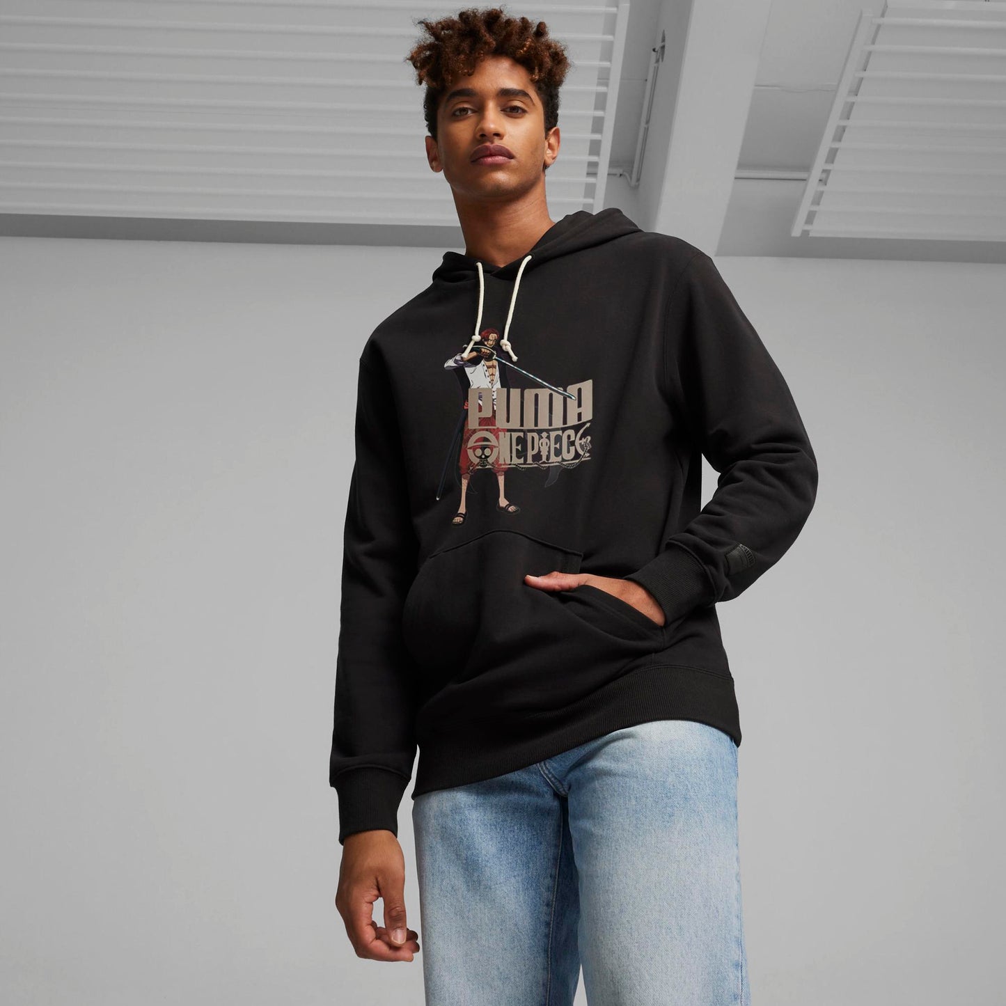 PUMA X ONE PIECE HOODIE (PUMA Black)