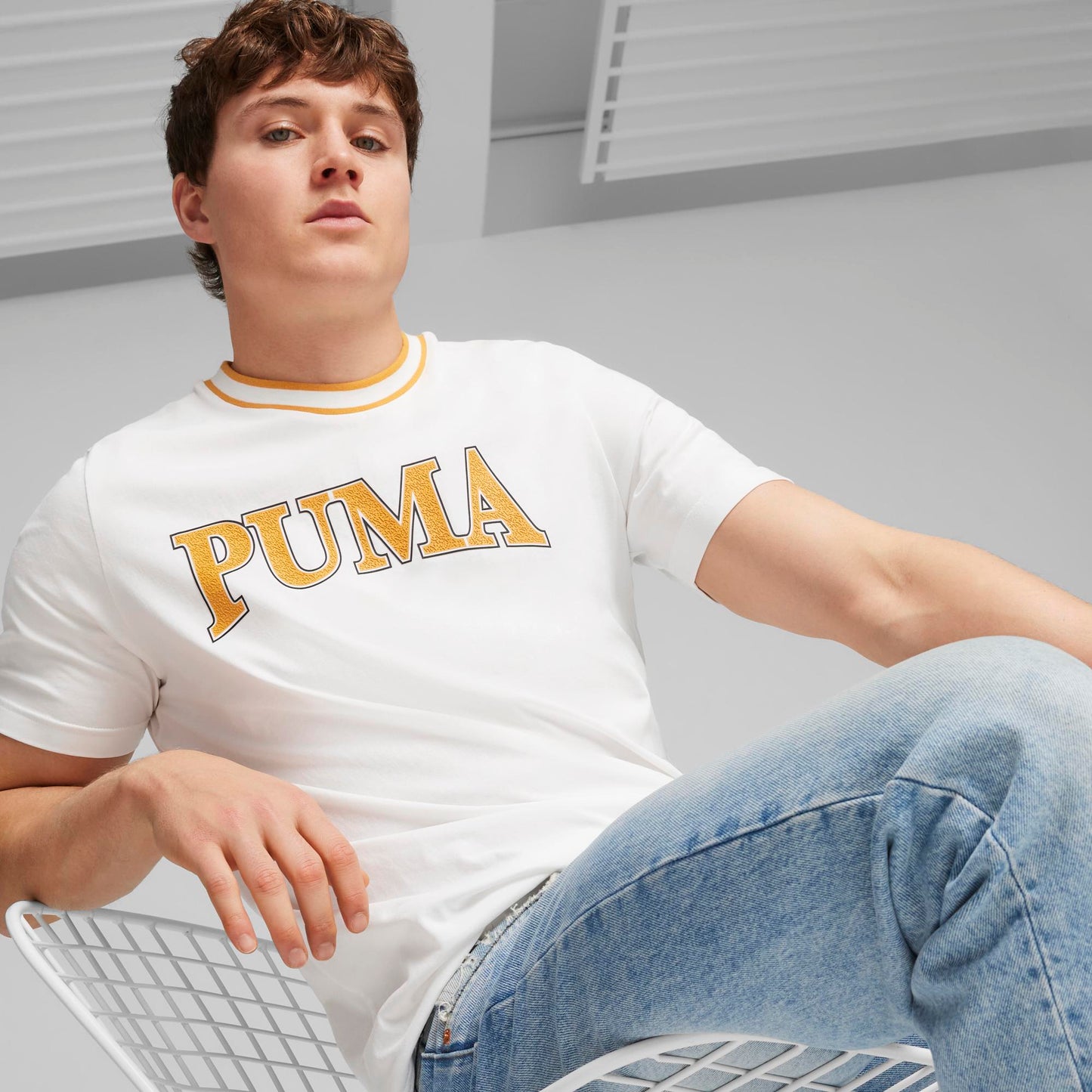 PUMA SQUAD GRAPHIC TEE (PUMA White)