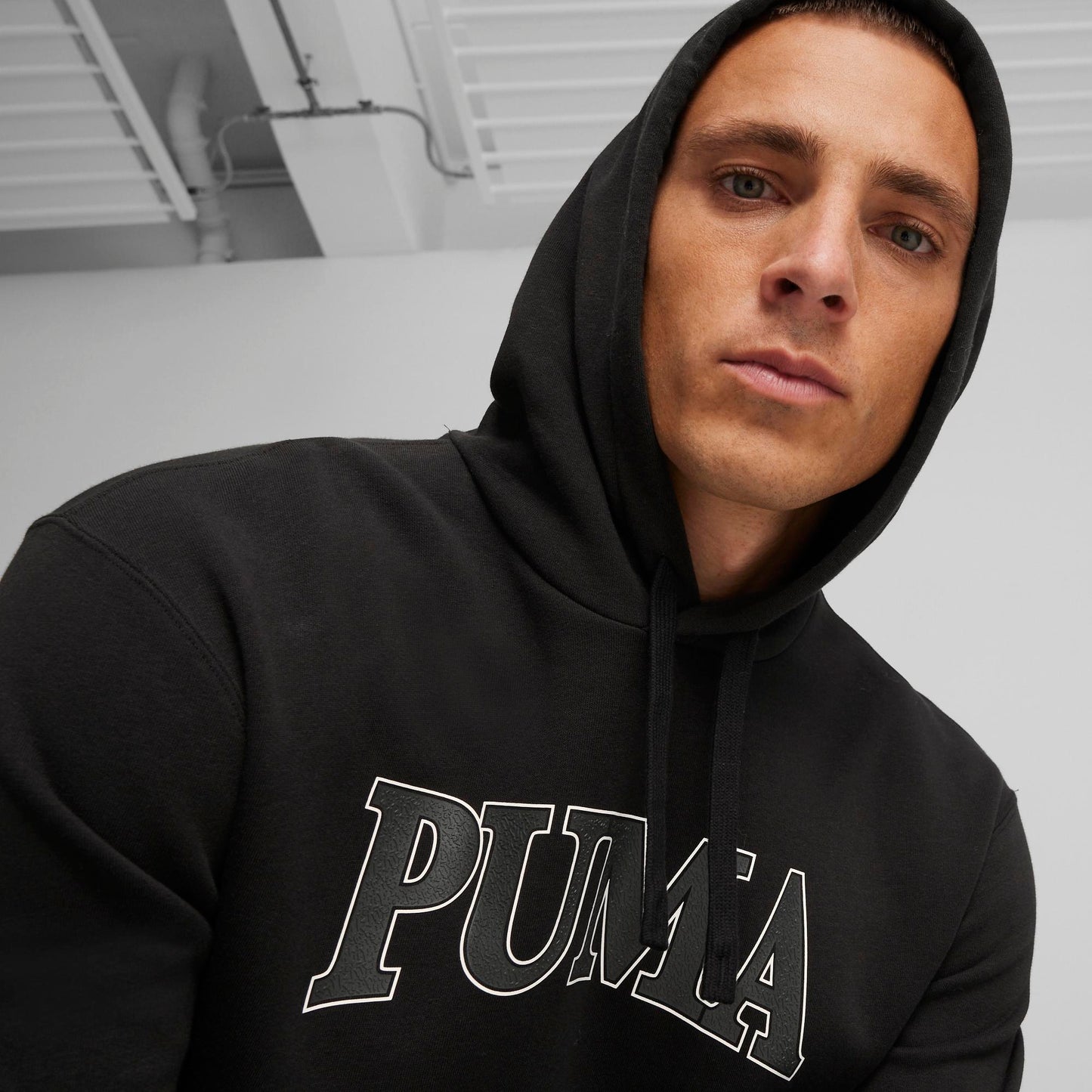 PUMA SQUAD HOODIE (PUMA Black)