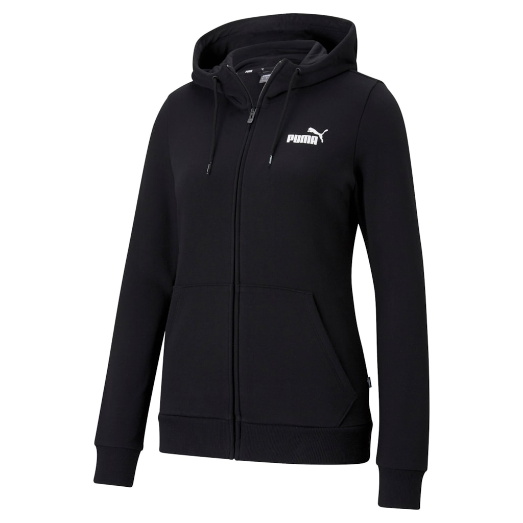 ESS FULL-ZIP HOODIE (PUMA Black)