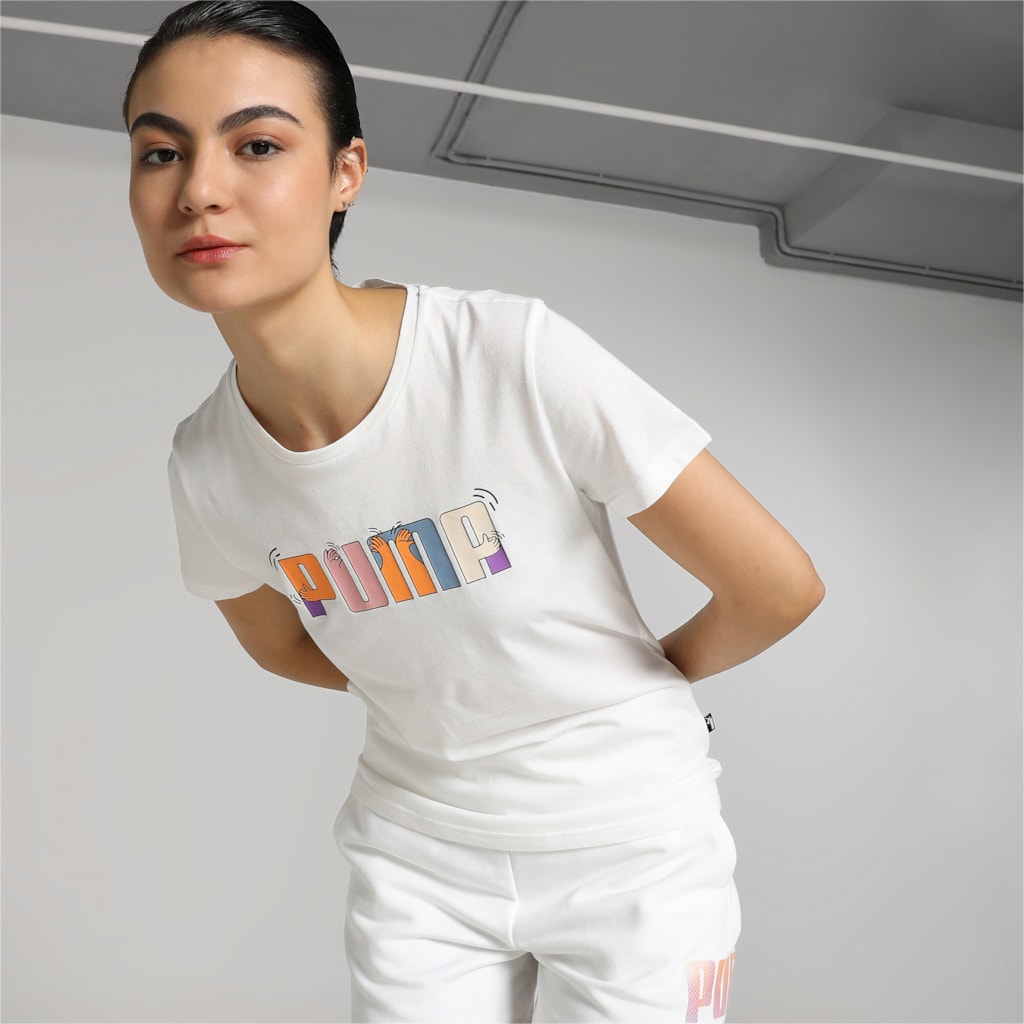 ESS+ GRAPHIC TEE (PUMA White)